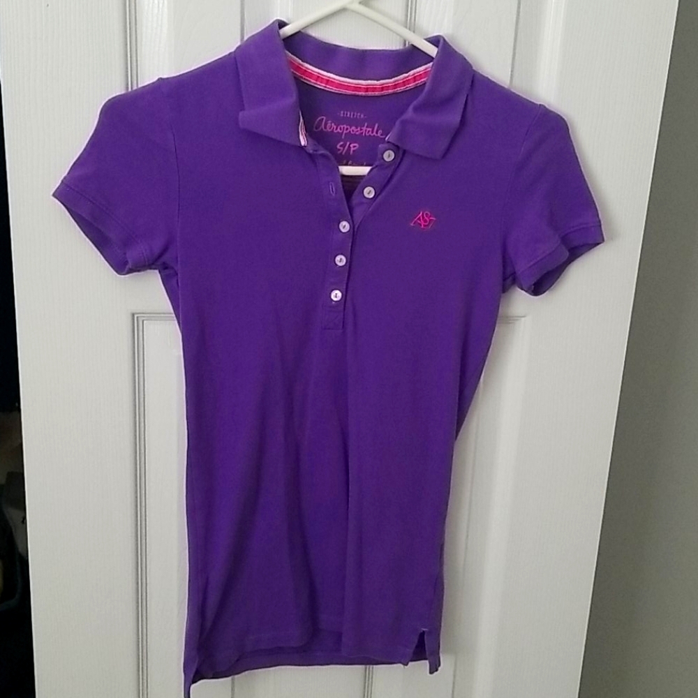 Purple Collared Shirt
